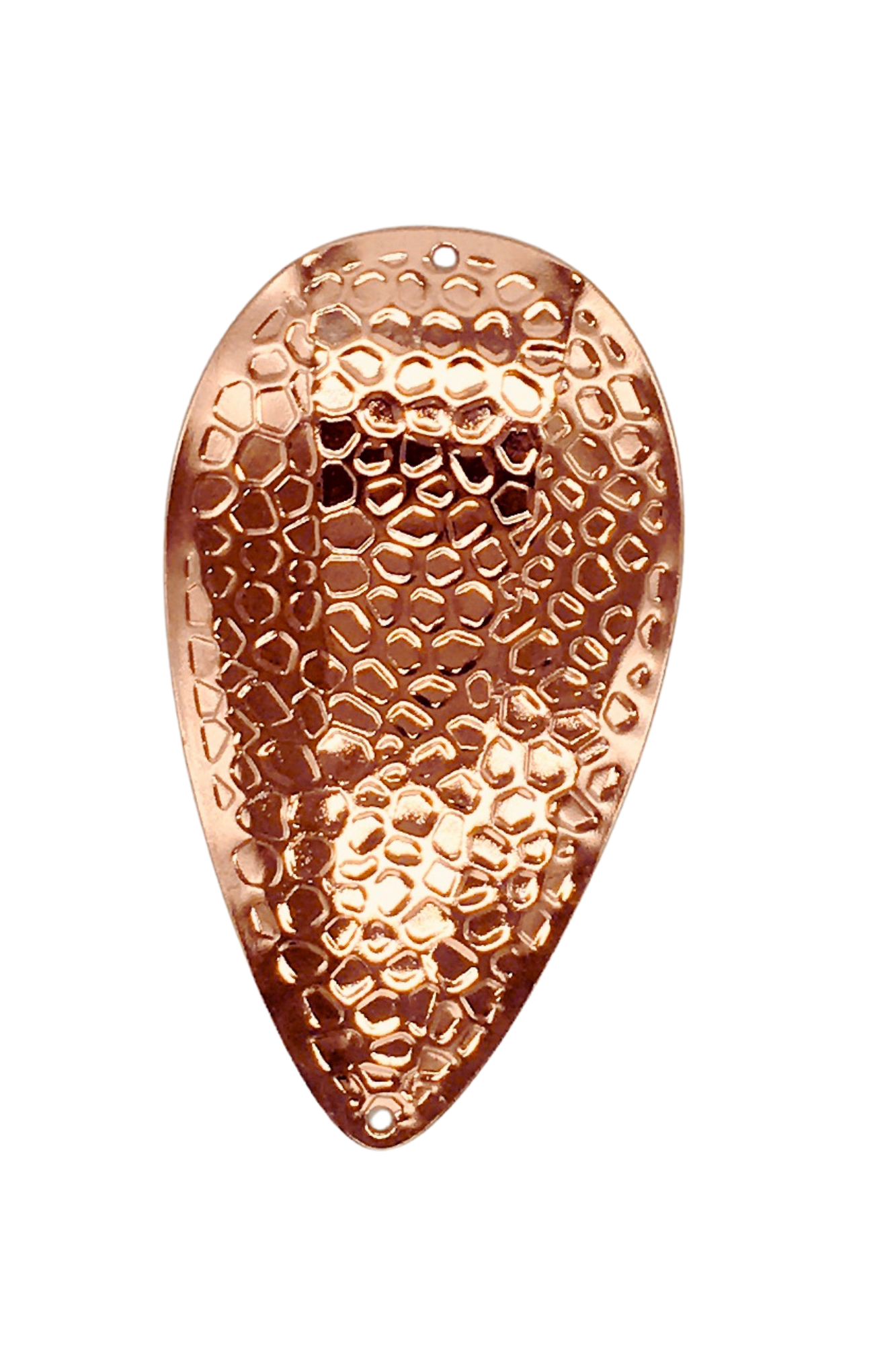 SPRING HAMMERED Jet Dodger Blanks 50 Pack 4 in. (Copper,Silver, Gold,)
